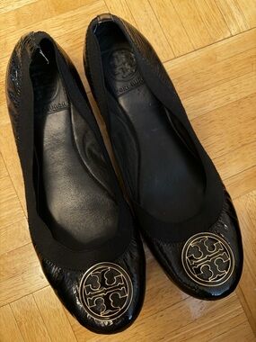 Black Tory Burch Flats